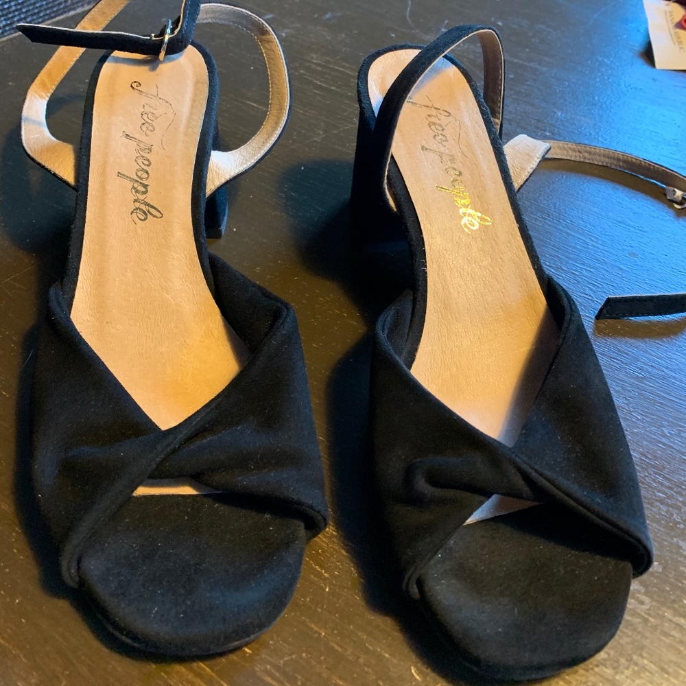 free people suede‎ shoes.  worn twice
